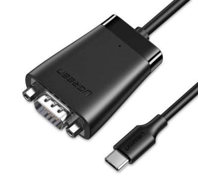 Конвертер USB-C на COM(m) RS232, 1.5m, чип PL2303, CM253 (70612) UGREEN