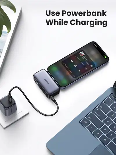 Мобильный аккумулятор Power Bank 5000mAh, 20W, с разъемом USB C, PB503 (35338) UGREEN