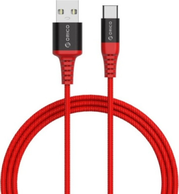 Кабель USB 2.0 - USB C, 1m. (ORICO-HTK-10-RD-TH)