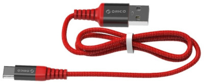 Кабель USB 2.0 - USB C, 1m. (ORICO-HTK-10-RD-TH)