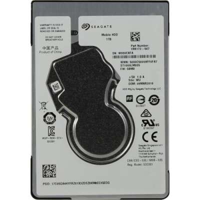 Жесткий диск 1Tb Seagate Barracuda (ST1000LM035) 5400rpm, SATA 6Gb/s, 128Mb, 2.5"