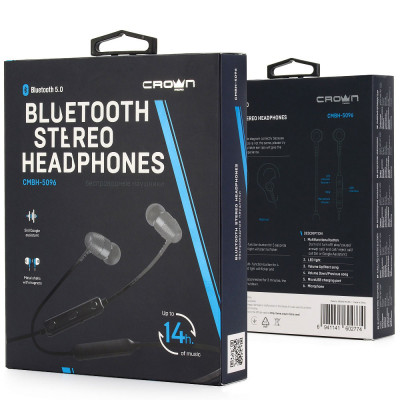 Наушники Crown CMBH-5096, Bluetooth