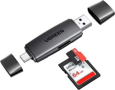 USB 3.0/USB-C CardReader CM304 (80191) UGREEN