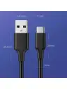 Кабель USB 2.0 - USB C, 480Mbps, 3A, QC3.0, 18W, 2m. US287 (60118) UGREEN