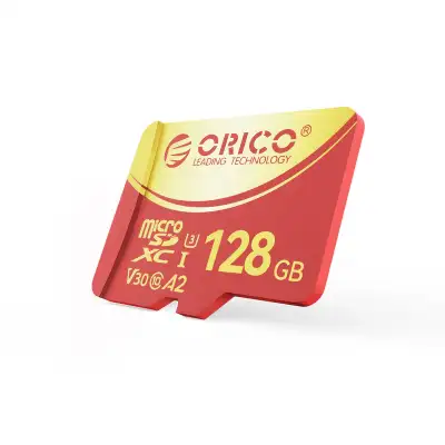 Карта памяти microSDXC ORICO, 128Gb, 100Mb/C10/A1/U3/V30 (ORICO-F3-128G-RD-BP)