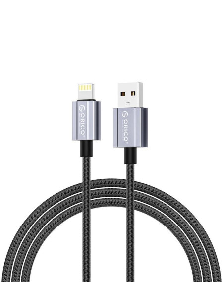 Кабель USB 2.0 - Lightning(m) 8-pin, 1.5m (ORICO-GQA12-15-BK-BP)