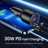 Автомобильное зарядное устройство QC4+, PD, 130W, (2USB-C+USB-A) EC705 (35025) UGREEN