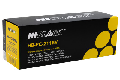Картридж Hi-Black (HB-PC-211EV) для Pantum P2200/P2207/P2507/P2500W/M6500/6550/6607, 1,6К