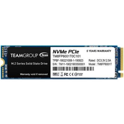 SSD-накопитель Team Group MP33 1Tb, M.2, NVMe 1.3, 1800/1500 MB/s