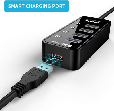 USB 3.0 4 port HUB ATOLLA с дополнительным питанием