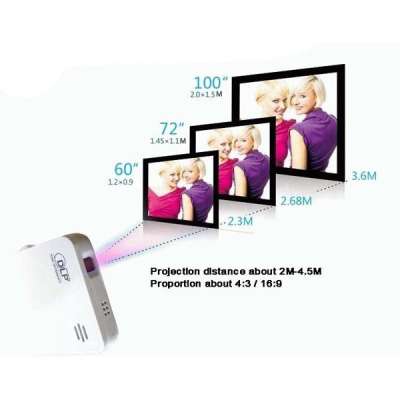 Проектор беспроводной Soneed SP-1200W c высоким расширением DLP/LED 