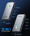 Док-станция USB-C 12-в-1 (ORICO-XCR-X3-RG-BP)