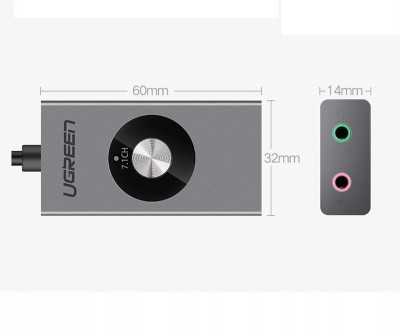 Конвертер USB 2.0 на Audio 7.1 UGREEN