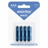 Батарейка Smartbuy, MAXX LR03/4B, (SBBM-3A04B), AAA, 1.5V, 4шт в блистере 