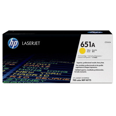 Картридж HP CE342A, 651A (yellow) ORIGINAL