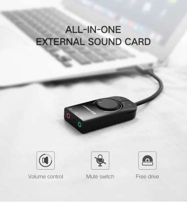 Конвертер USB 2.0 на Audio Stereo CM129 40964 UGREEN