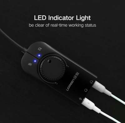 Конвертер USB 2.0 на Audio Stereo CM129 40964 UGREEN