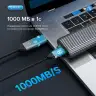 Корпус для установки M.2 SSD накопителя NVME M-Key/B&M-Key USB 3.2 Gen 2 (ORICO-AM2C3-G2-GY-BP)