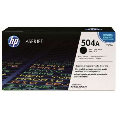 Картридж HP CE250A, 504A (black) ORIGINAL