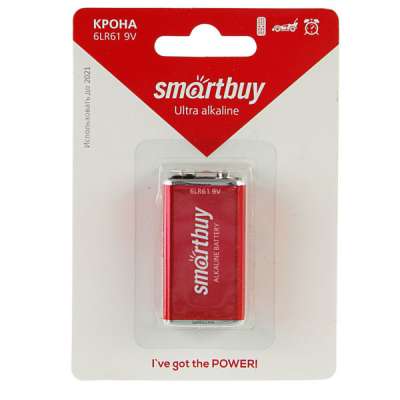 Батарейка Smartbuy 6LR61/ 9V