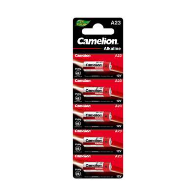 Батарейка CAMELION, A23-BP5(0%Hg), 12V, 0% Ртути, 5 шт., Блистер