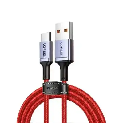 Кабель USB 2.0 - USB C, 480Mbps, 6A, Huawei SuperCharge, 1m US505 (20527) UGREEN