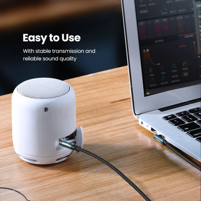 Кабель Audio(m) 3.5mm - Audio(m) 3.5mm, 1m AUX AV112 (50361) UGREEN