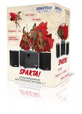 Акустическая система 2.1 SmartBuy SPARTA, mp3, FM (SBA-200), USB