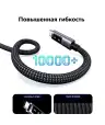 Кабель USB C - USB C, 480Mbps, 5A, QC4.0/PD3.0, 100W, 1m, Smart DigitalDisplay, L509 (35501) UGREEN