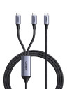 Кабель USB C - 2хUSB C, 480Mbps, 5A, QC4.0/PD3.0, 100W, 1.5m, US561 (35087) UGREEN