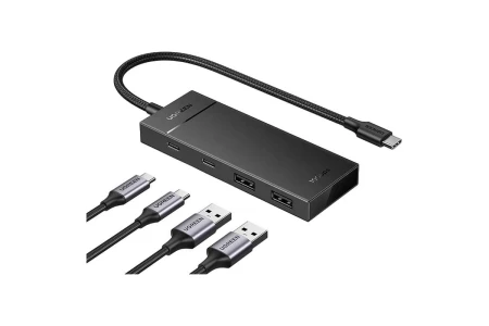 USB-C 3.2 HUB 2xUSB-A 3.2 + 2xUSB-C 3.2, 0.15m CM806 (35583) UGREEN