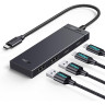 USB-C 3.2 HUB 2xUSB-A 3.2 + 2xUSB-C 3.2, 0.15m CM806 (35583) UGREEN