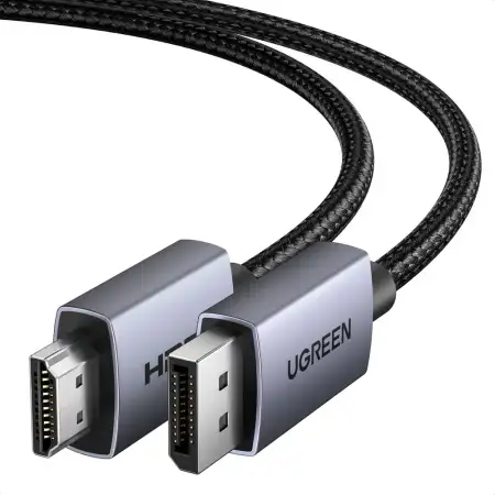 Кабель DisplayPort(m) - HDMI(m), 5m, 4K@30Hz, DP124 (35845) UGREEN