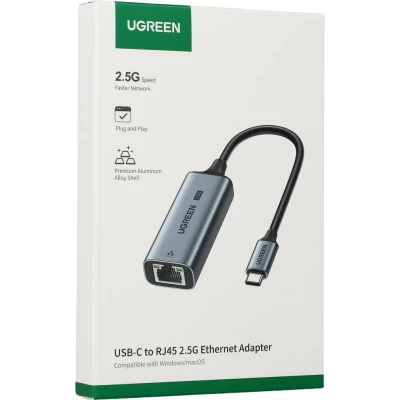 Конвертер USB-C на LAN RJ-45, 2.5Gbps CM648 (25052) UGREEN