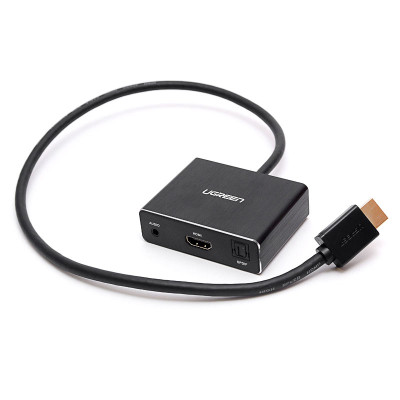 Конвертер HDMI на HDMI+AUDIO SPDIF+ 3,5mm UGREEN