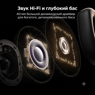 Гарнитура UGREEN HiTune Max5c HP203 (35757) Bluetooth, Черный