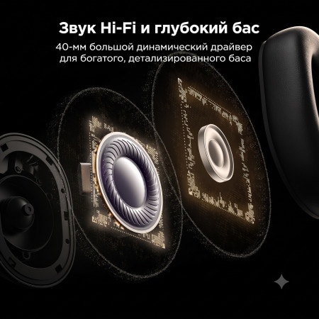 Гарнитура UGREEN HiTune Max5c HP203 (35757) Bluetooth, Черный