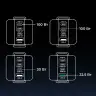 Зарядное устройство на 3xUSB-C+1 USB, 100W, QC4.0+, Nexode Robot GanN, X688 (45515B) UGREEN