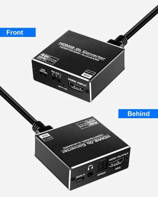Конвертер HDMI на HDMI+AUDIO SPDIF+ 3,5mm + ARC 4K