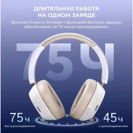 Гарнитура UGREEN HiTune Max5c HP203 (35758) Bluetooth, Белый
