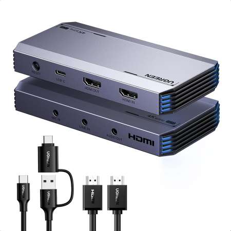 Устройство видеозахвата USB-A/USB-C 4K@60Hz CM700 (25173) UGREEN
