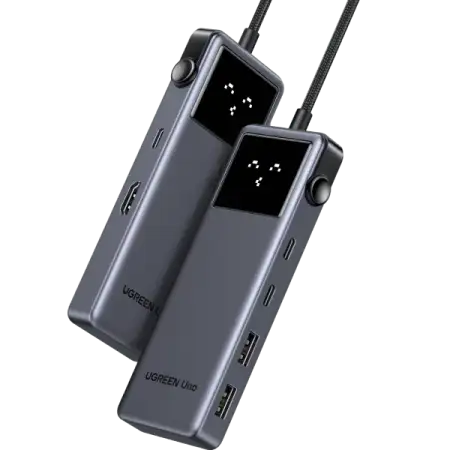 Док-станция USB-C 6-в-1 HDMI/2xUSB-C 3.2/2xUSB-A 3.2/PD 100W CM888 (35998) UGREEN