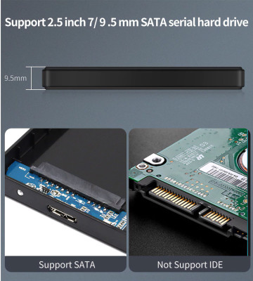 Корпус внешнего жесткого диска USB 3.0 SATA 2.5" OEM