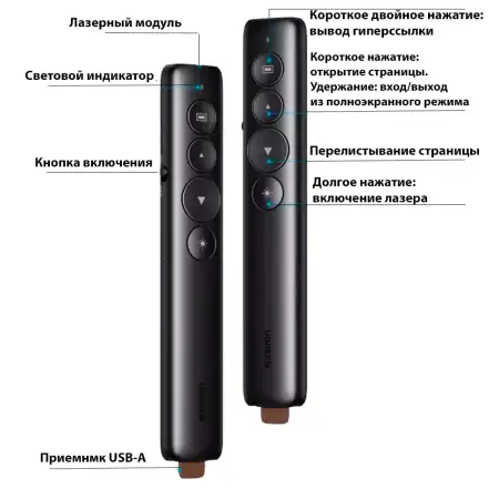 Лазерная указка для презентации LP479 (50654) UGREEN