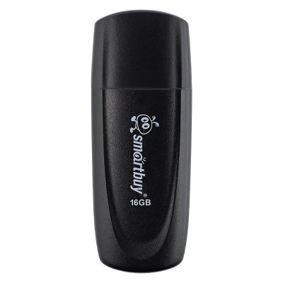 USB-накопитель, SmartBuy, Scout, SB16GB2SCK, 16GB, USB 2.0, Черный