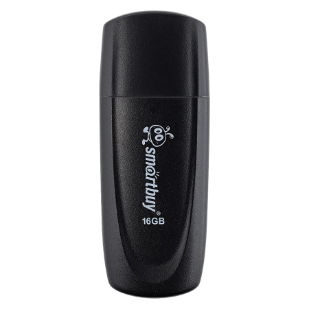 USB-накопитель, SmartBuy, Scout, SB16GB2SCK, 16GB, USB 2.0, Черный