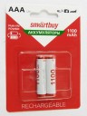 Батарейка Smartbuy AAA, аккумуляторы 1100mAh