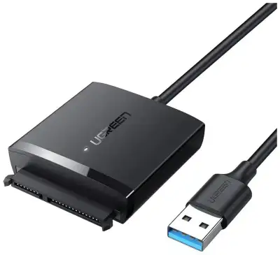 Конвертер/Адаптер с USB 3.0 на 3.5''/2.5'' SATA, без БП, CM257 (60561) UGREEN