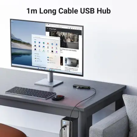 USB 3.0 4 port HUB, 1m CM219 (35574) UGREEN
