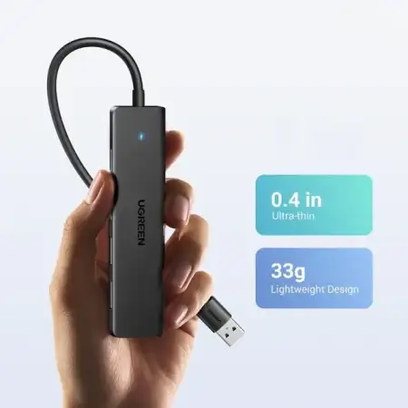 USB 3.0 4 port HUB, 1m CM219 (35574) UGREEN
